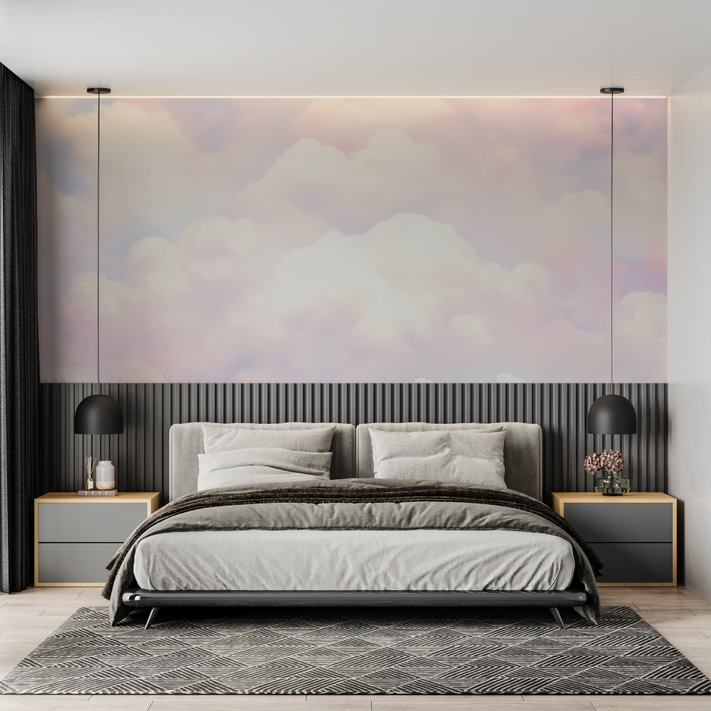 Soft Cloud Watercolor Wallpaper | Murals Wallpaper