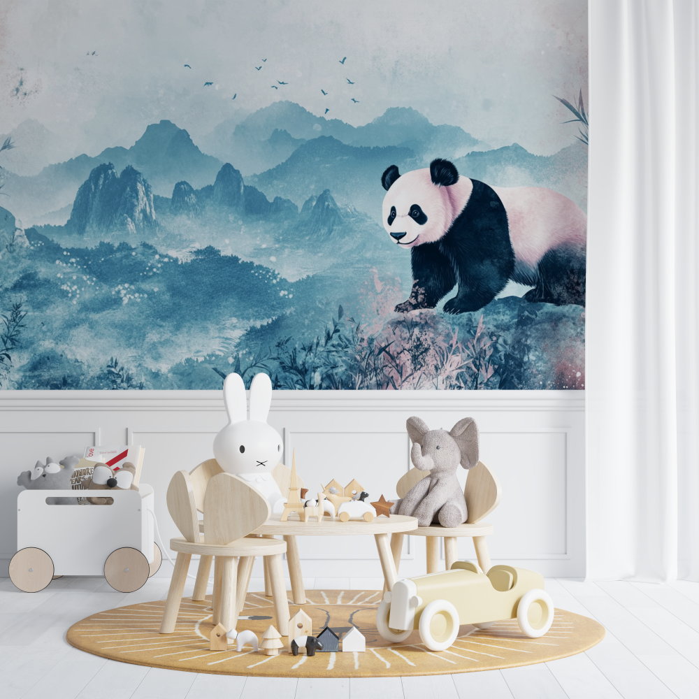 Panda Wallpaper and Soft Landscapes | Murals Wallpaper