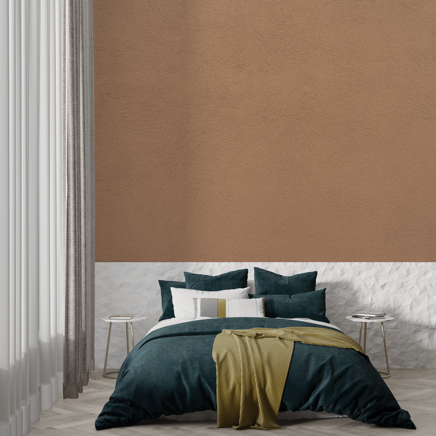 Non-Woven Terracotta Wallpaper | Murals Wallpaper