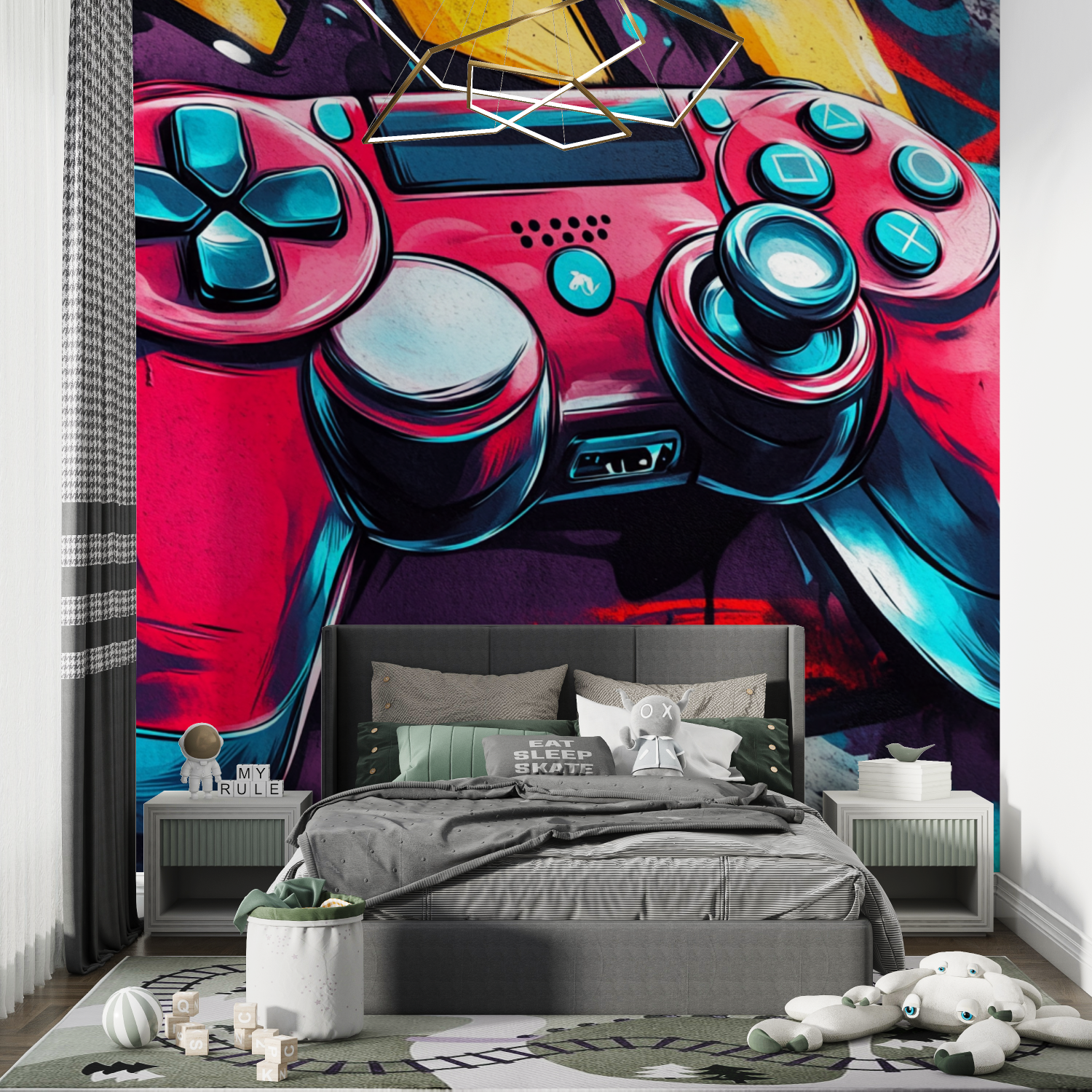 Gamer Wallpaper Game Over | Murals Wallpaper