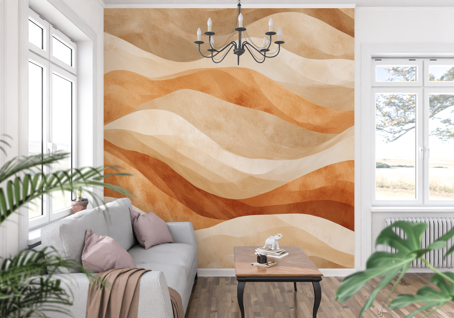 Terracotta Desert Inspiration Wallpaper | Murals Wallpaper