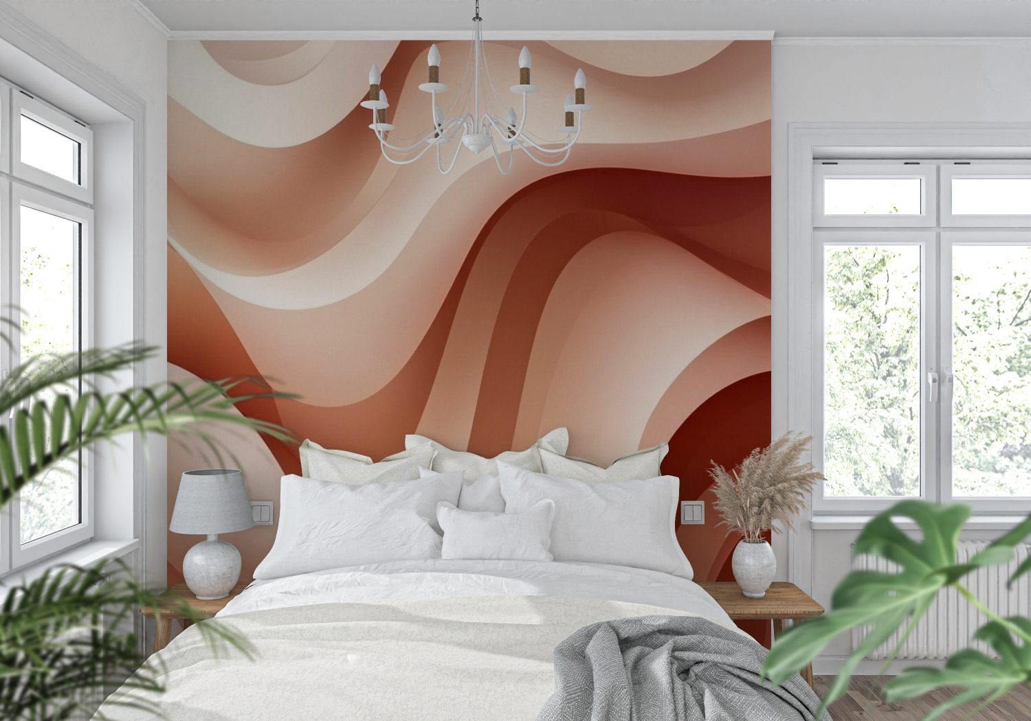 Terracotta Trend Pattern Wallpaper | Murals Wallpaper