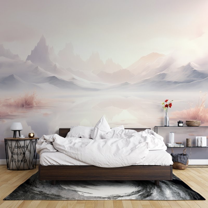 Watercolor Nature Soft Wallpaper | Murals Wallpaper