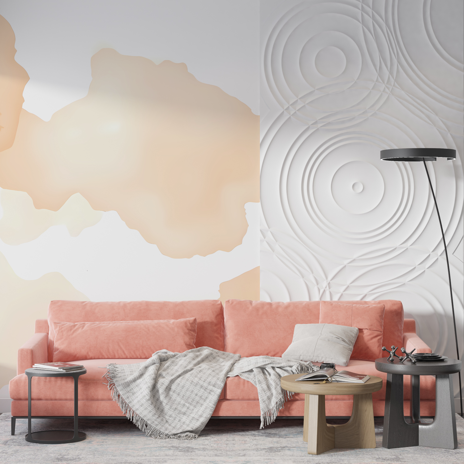 Soft Pastel Watercolor Wallpaper | Murals Wallpaper