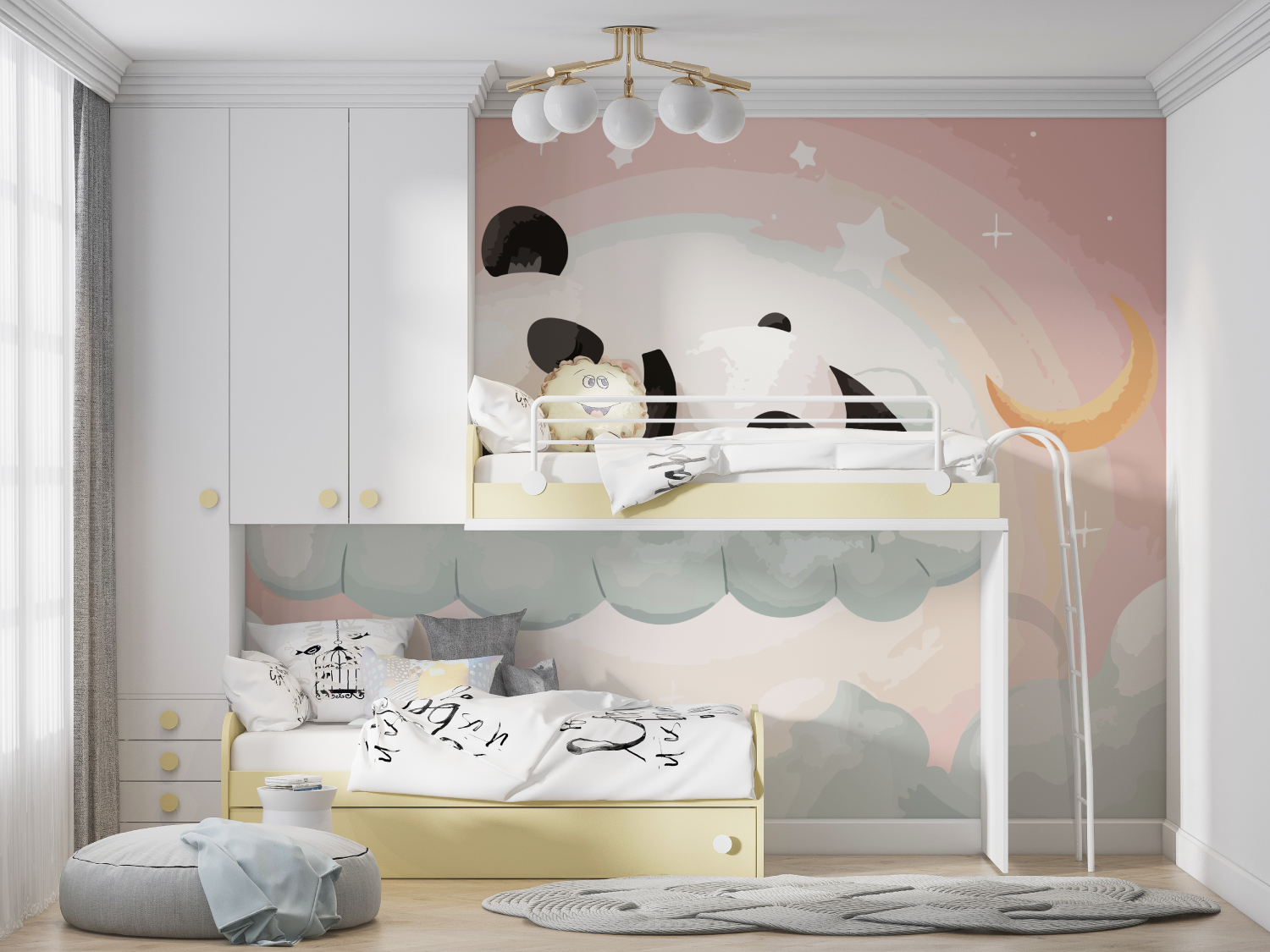 Panda Wallpaper for Kids | Murals Wallpaper
