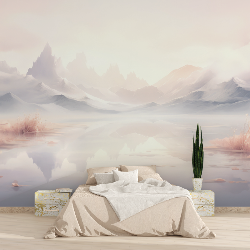 Watercolor Nature Soft Wallpaper | Murals Wallpaper