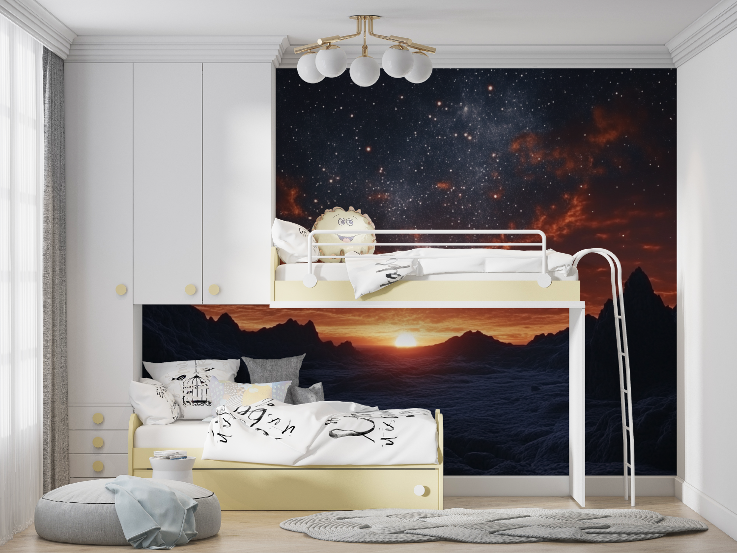 Sunset on Mars Wallpaper | Murals Wallpaper