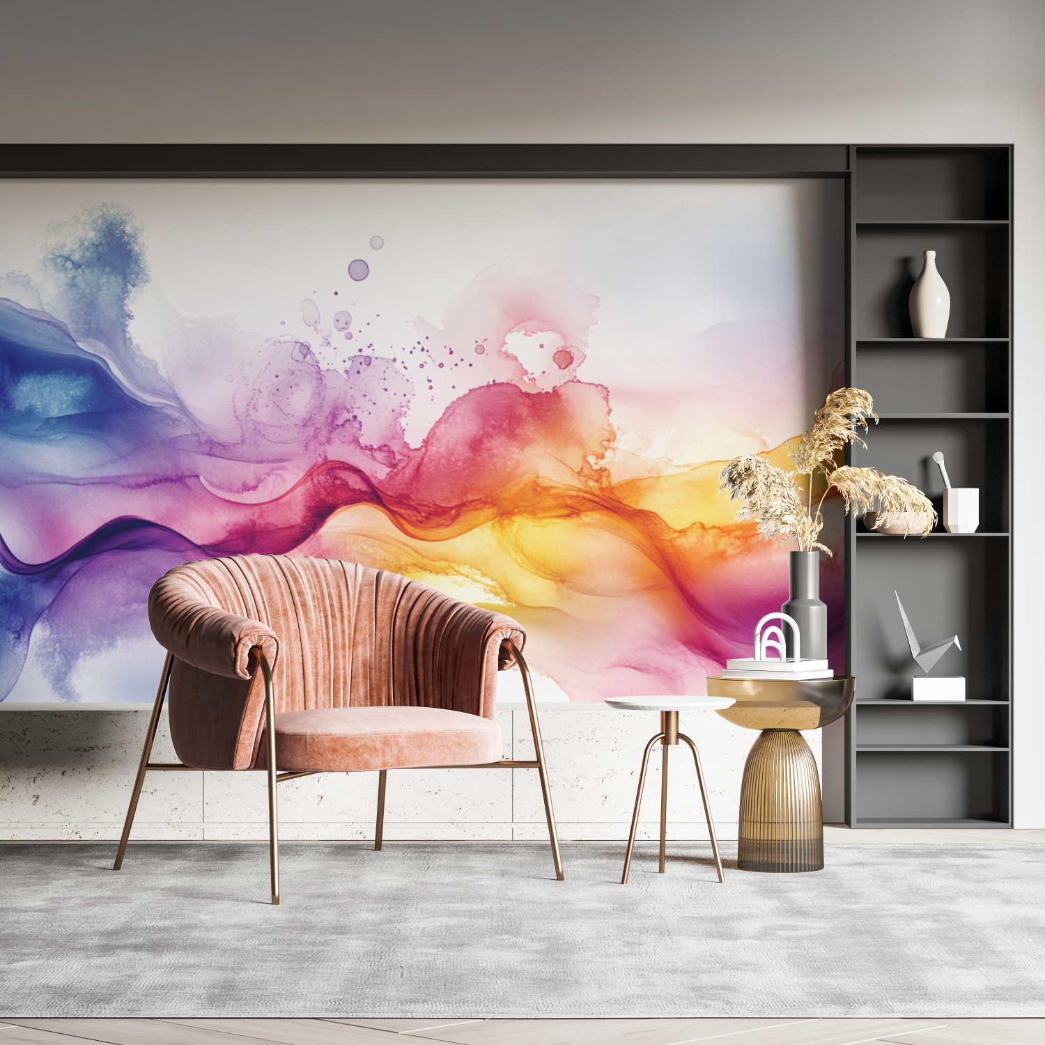 Watercolor Wallpaper Fluidity and Abstraction | Murals Wallpaper