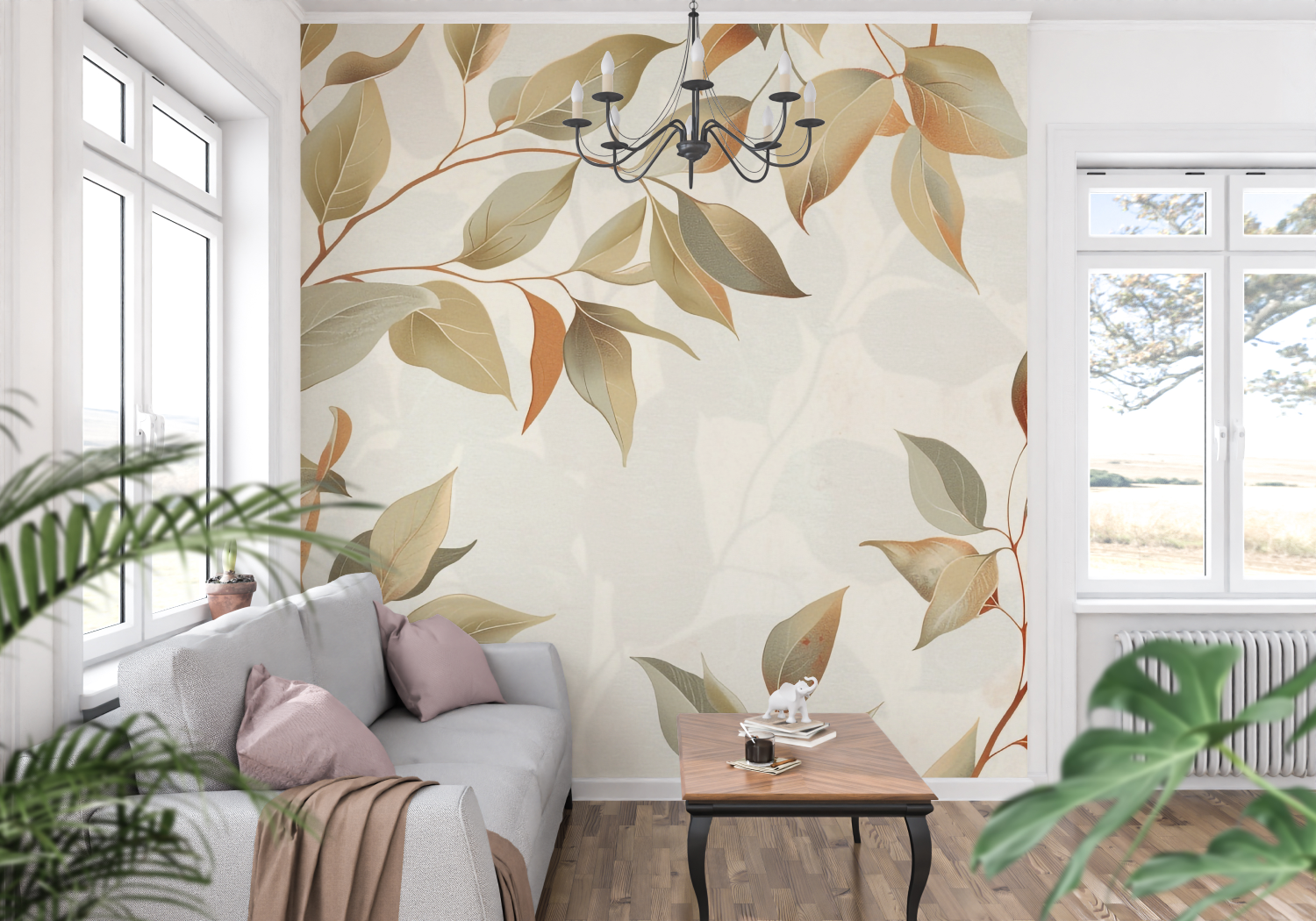Terracotta Green Wallpaper | Murals Wallpaper