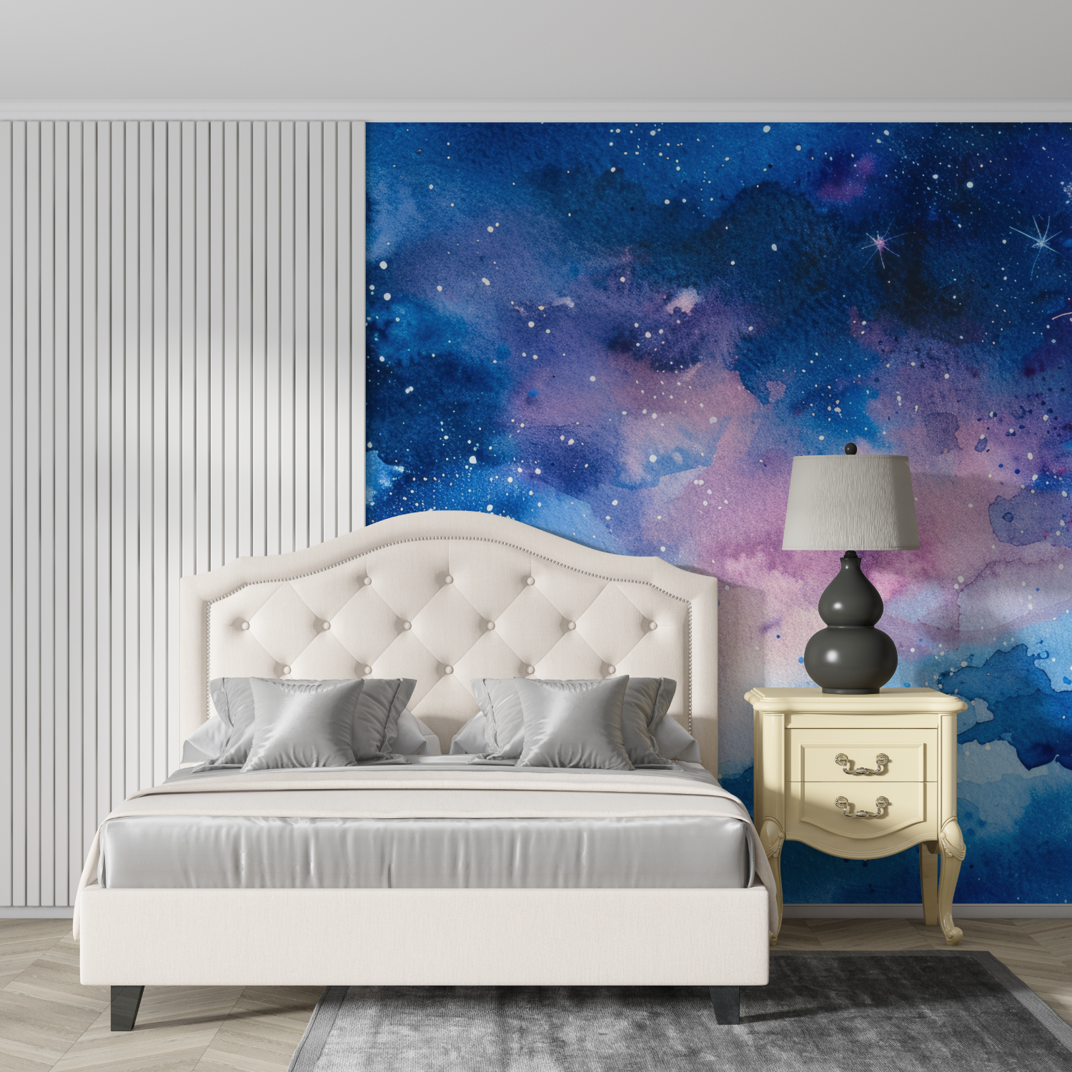 Watercolor Sky Wallpaper for Teens | Murals Wallpaper