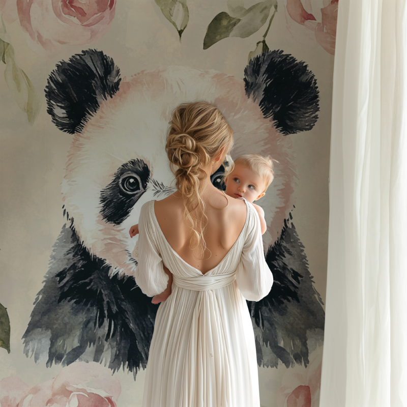Panda Wallpaper and Vintage Vibe | Murals Wallpaper