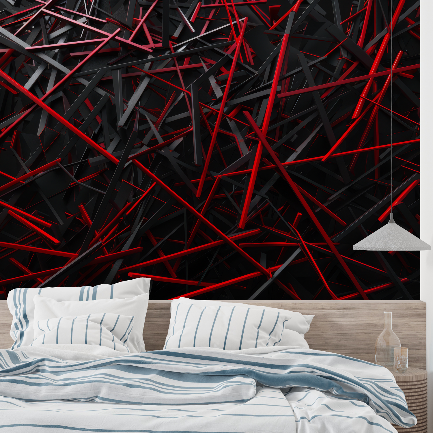 Black and Red Wallpaper | Murals Wallpaper