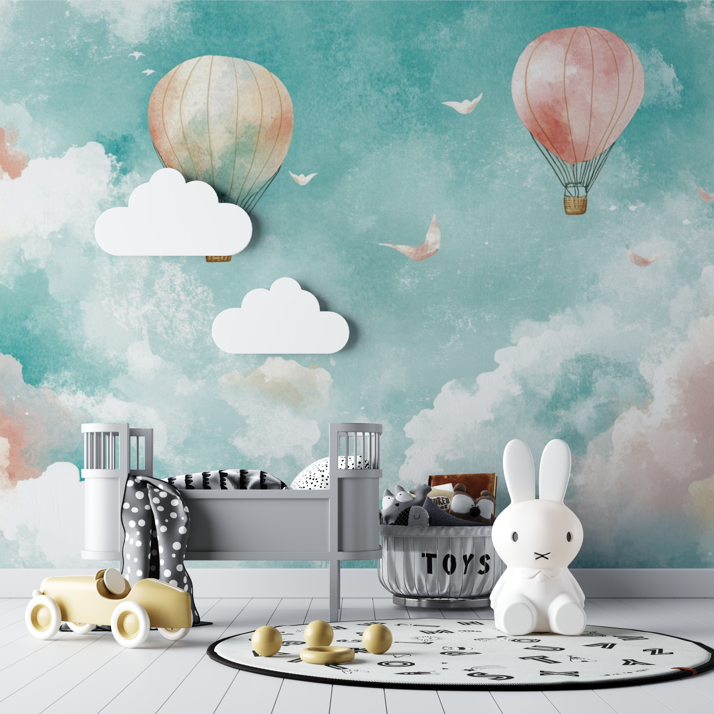Hot Air Balloon Wallpaper and Dreamy Landscapes | Murals Wallpaper