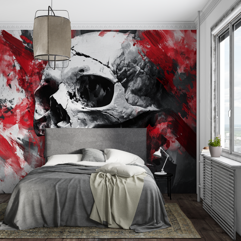 Gamers Skull Wallpaper | Murals Wallpaper