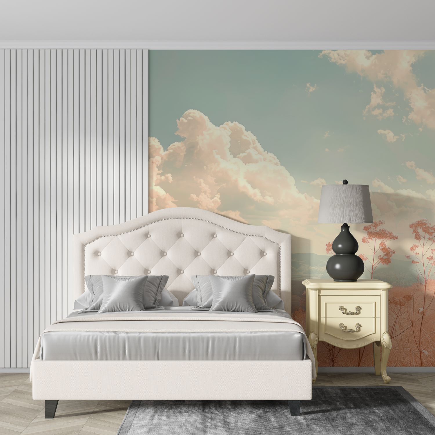 Cozy Abstract Nature Wallpaper in Soft Tones | Murals Wallpaper