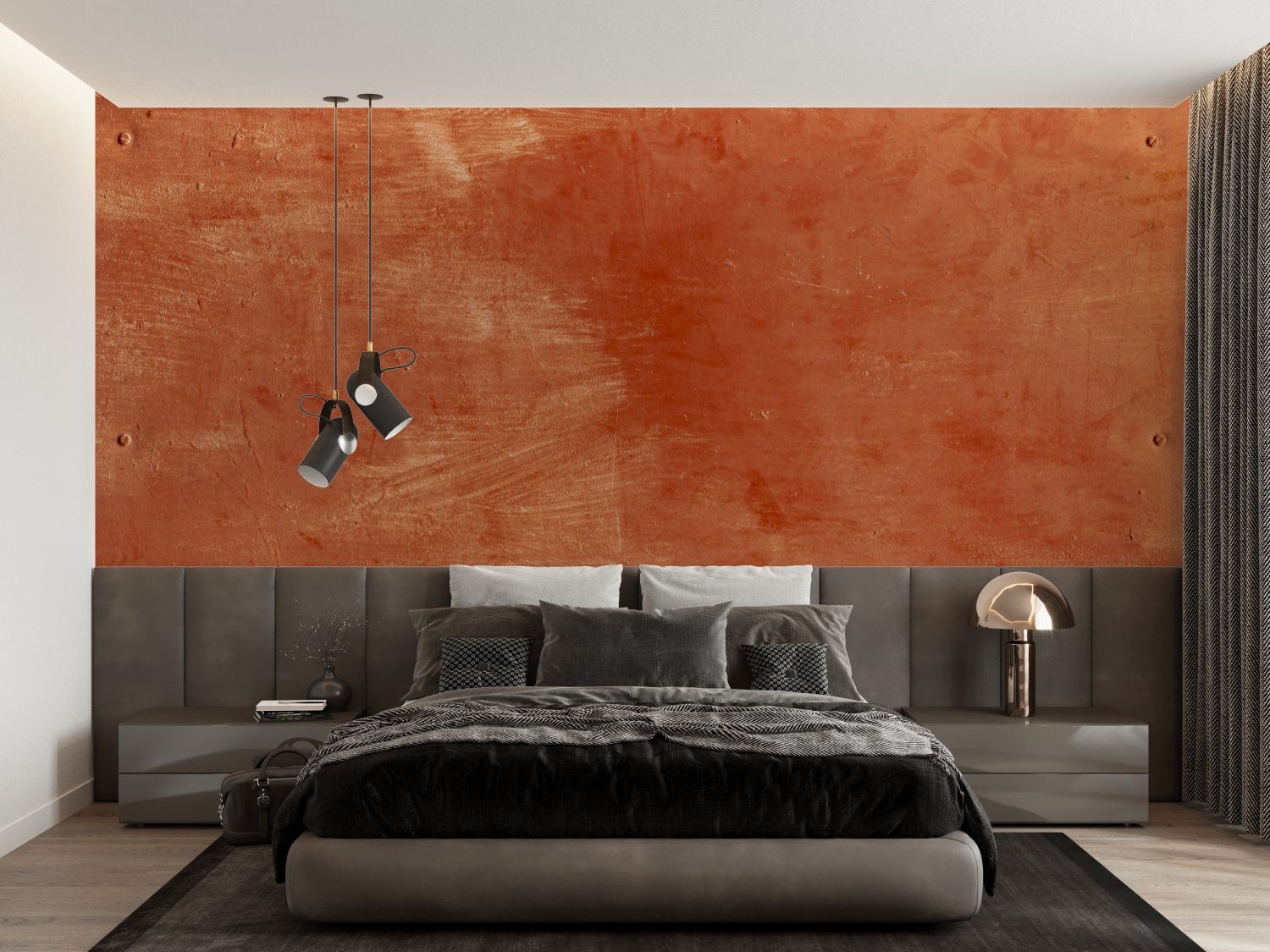 Red Ochre Wallpaper | Murals Wallpaper