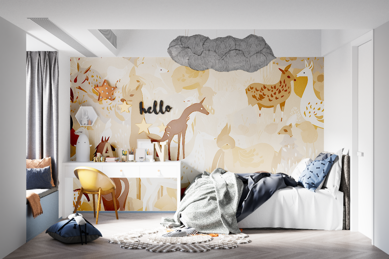 Terracotta Kids Wallpaper | Murals Wallpaper
