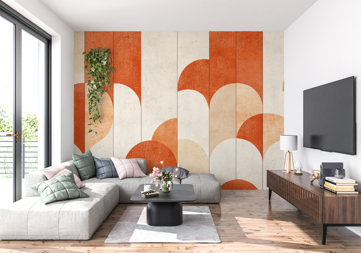 Terracotta Wallpaper Scandinavian Spirit | Murals Wallpaper