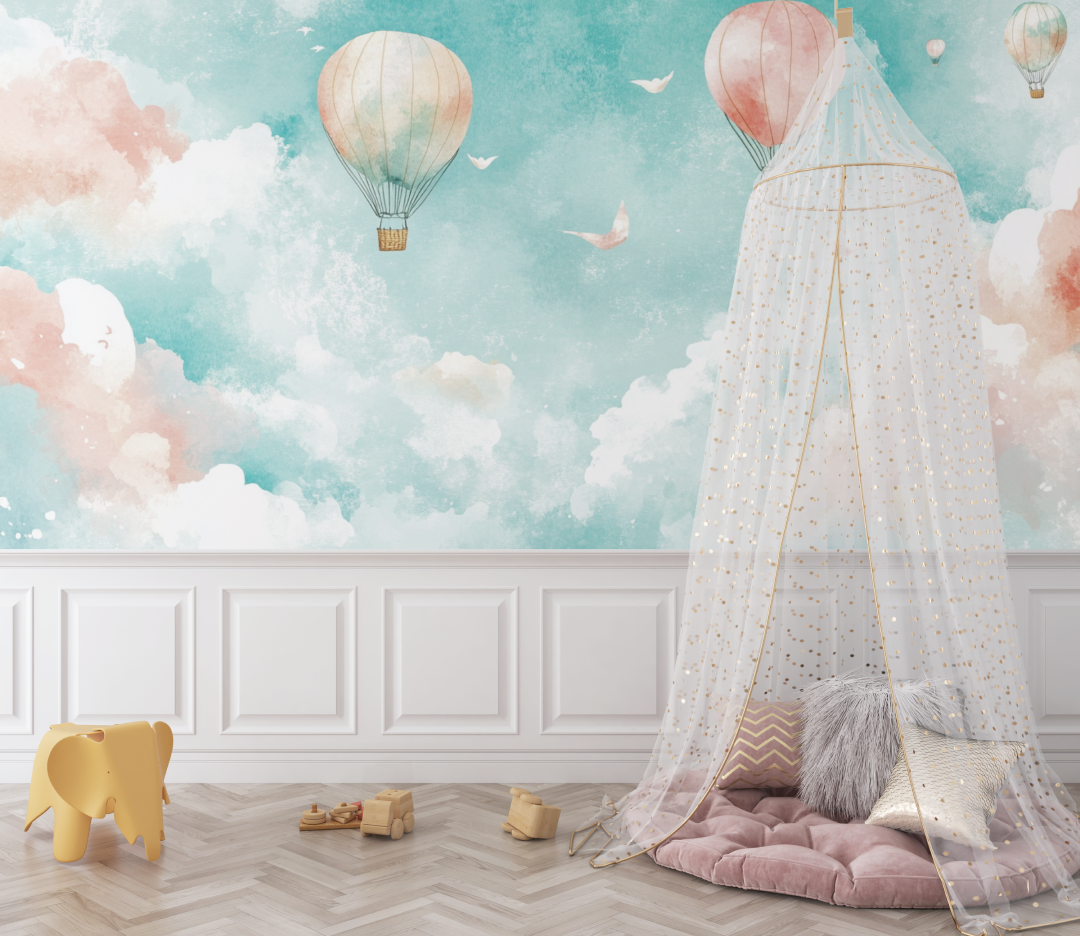 Hot Air Balloon Wallpaper and Dreamy Landscapes | Murals Wallpaper
