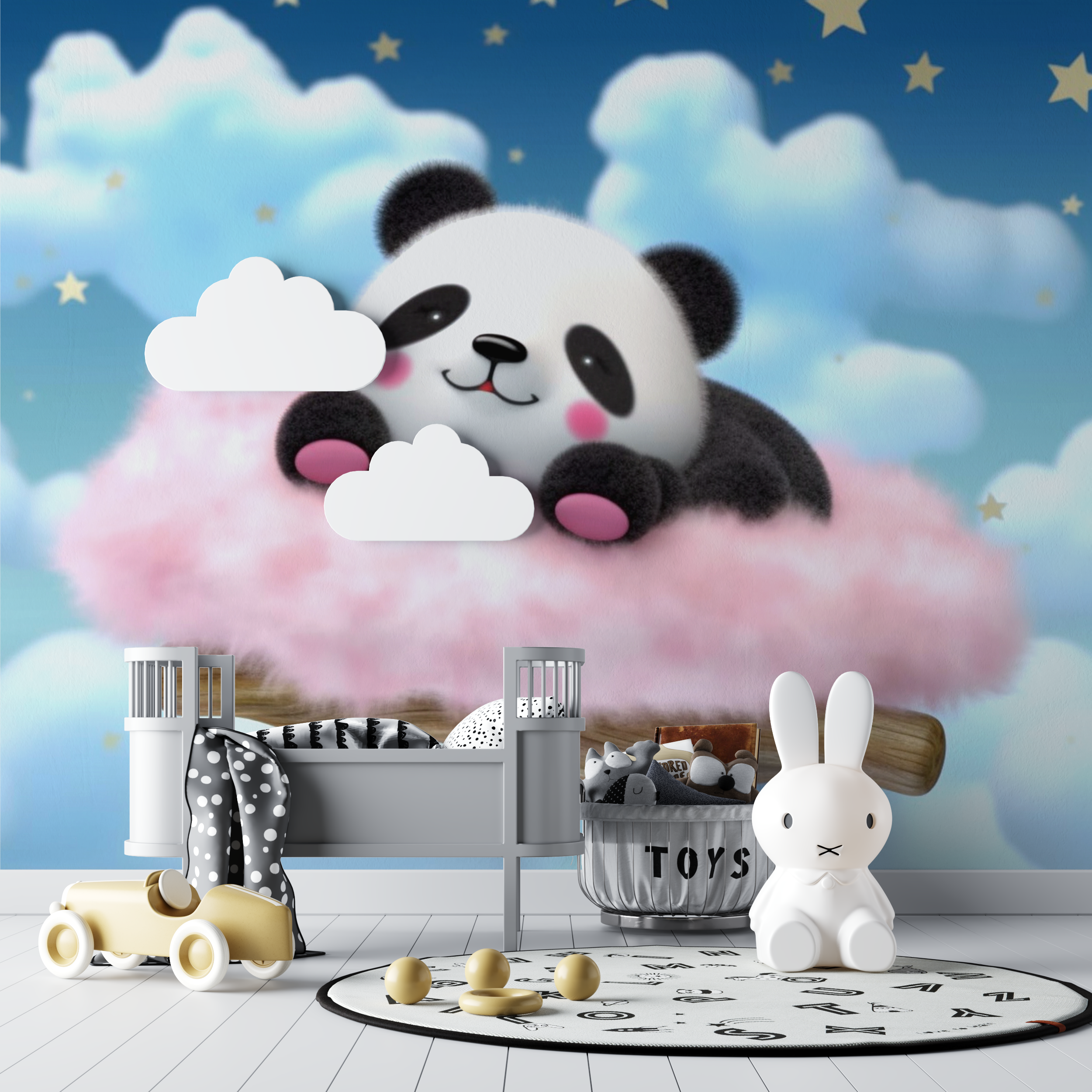 Panda Cartoon Wallpaper | Murals Wallpaper