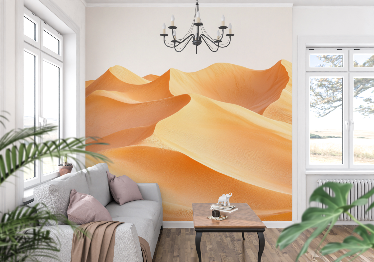 Terracotta Desert Sahara Inspired Wallpaper | Murals Wallpaper