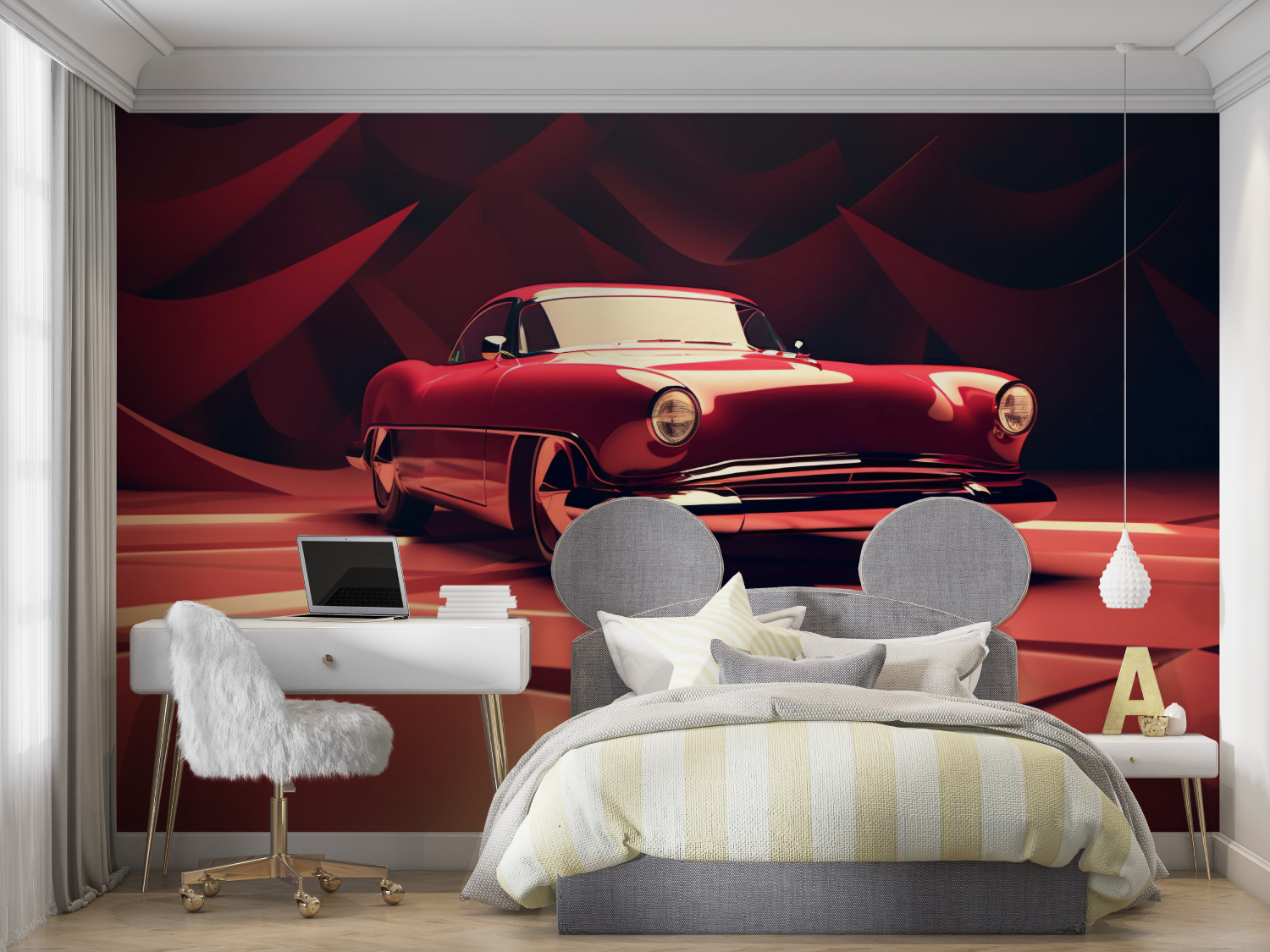 Red Children's Wallpaper | Murals Wallpaper