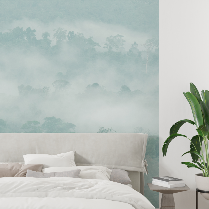 Watercolor Soft Forest Wallpaper | Murals Wallpaper