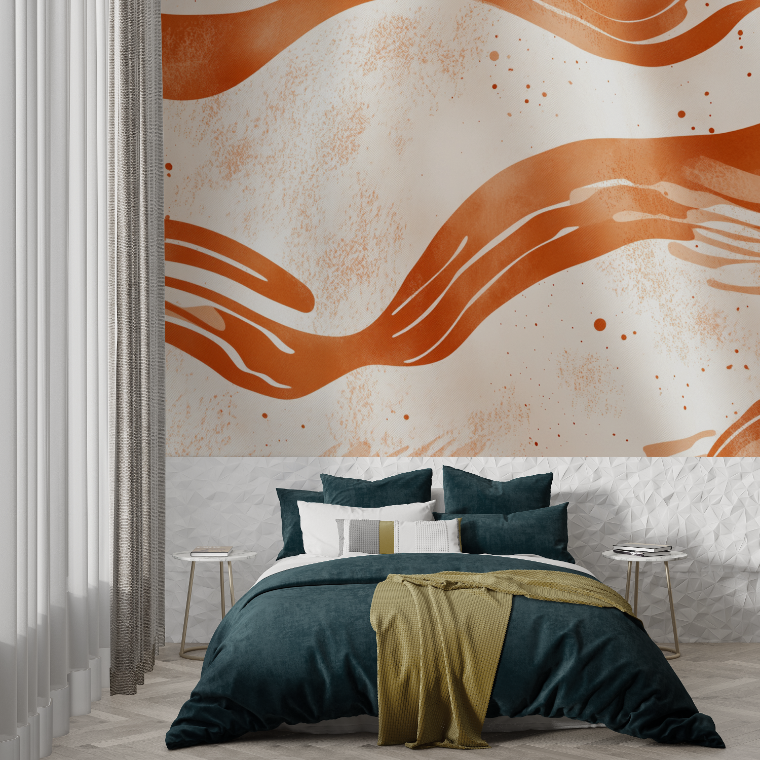 Terracotta Mural Wallpaper Staircase | Murals Wallpaper