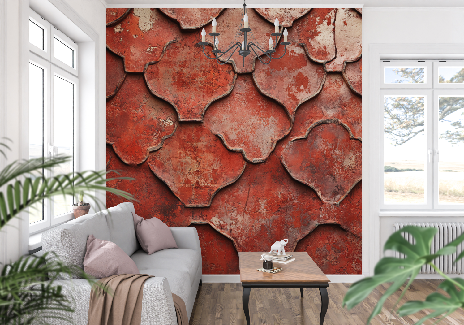 Terracotta Moroccan Style Wallpaper | Murals Wallpaper