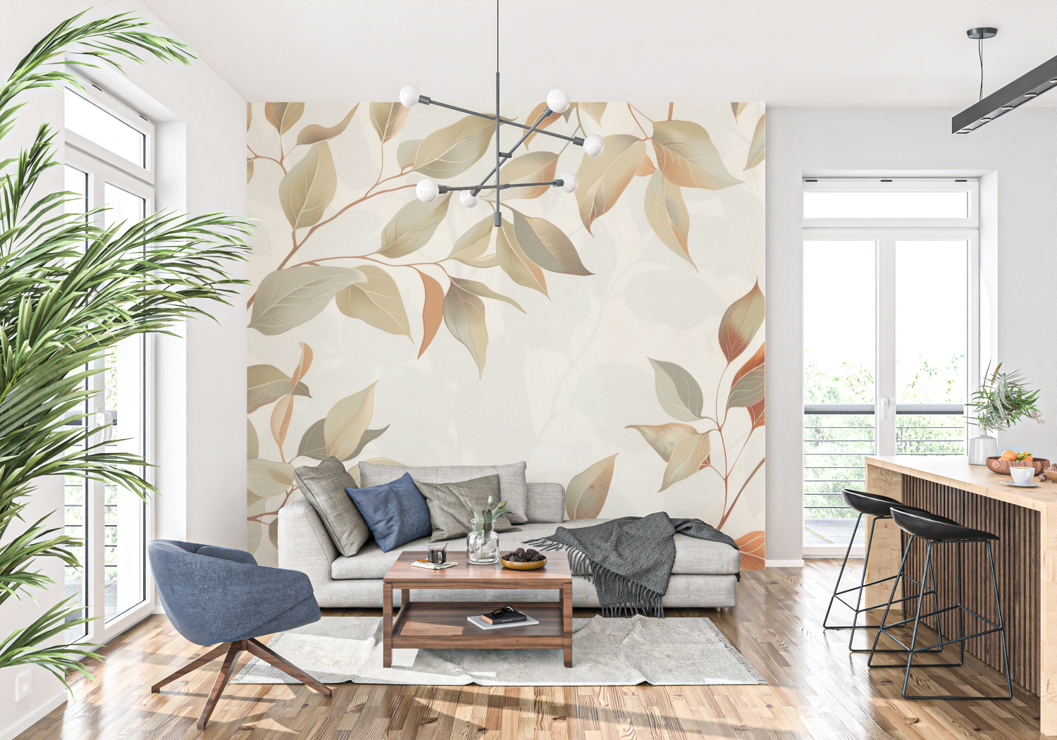 Terracotta Green Wallpaper | Murals Wallpaper