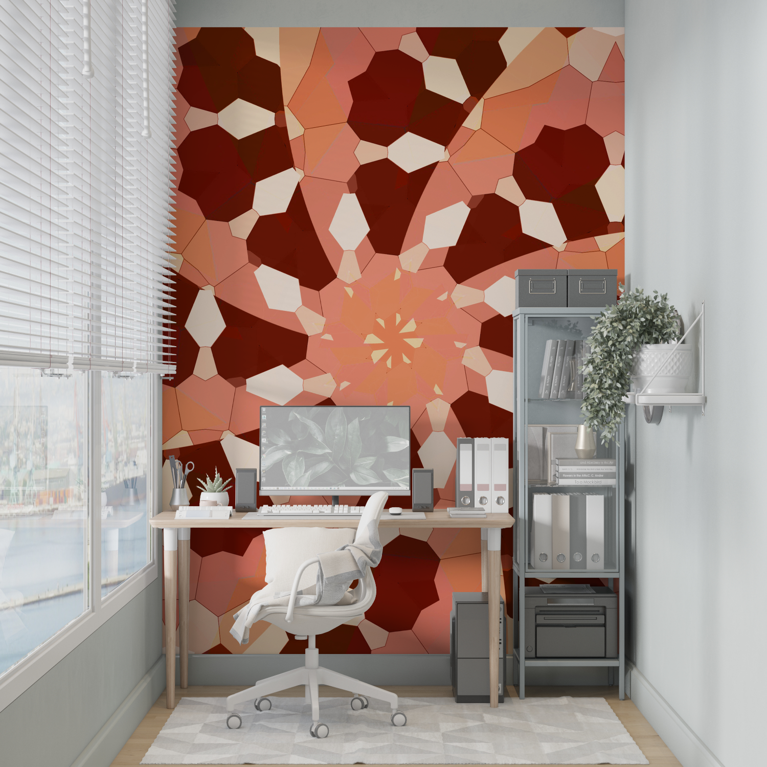 Terracotta Ethnic Wallpaper | Murals Wallpaper