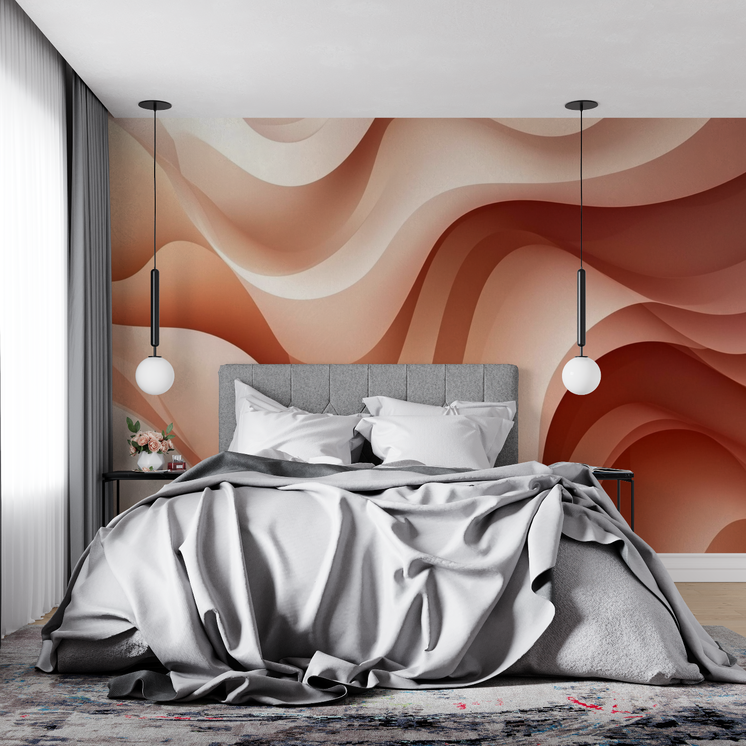 Terracotta Trend Pattern Wallpaper | Murals Wallpaper