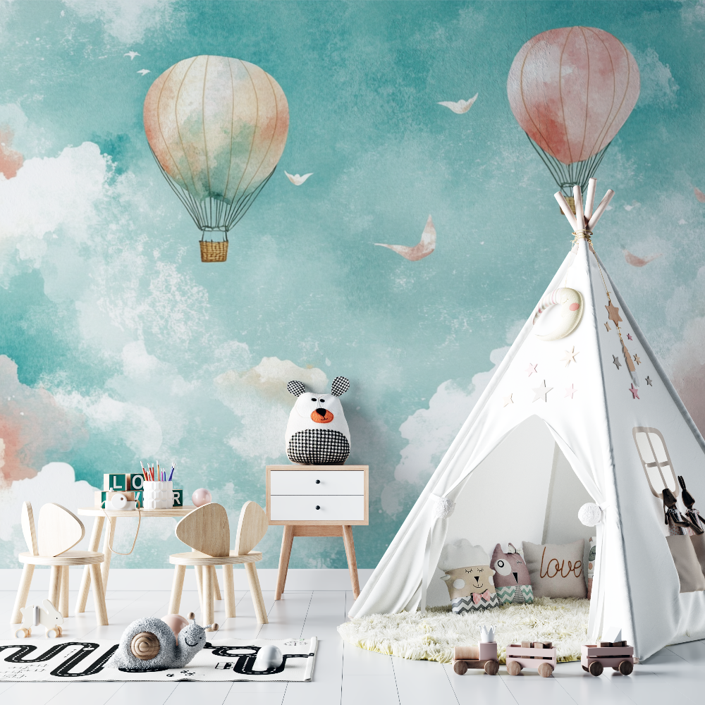 Hot Air Balloon Wallpaper and Dreamy Landscapes | Murals Wallpaper