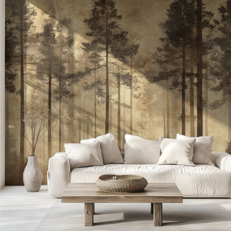 Brown Tree Wallpaper | Murals Wallpaper