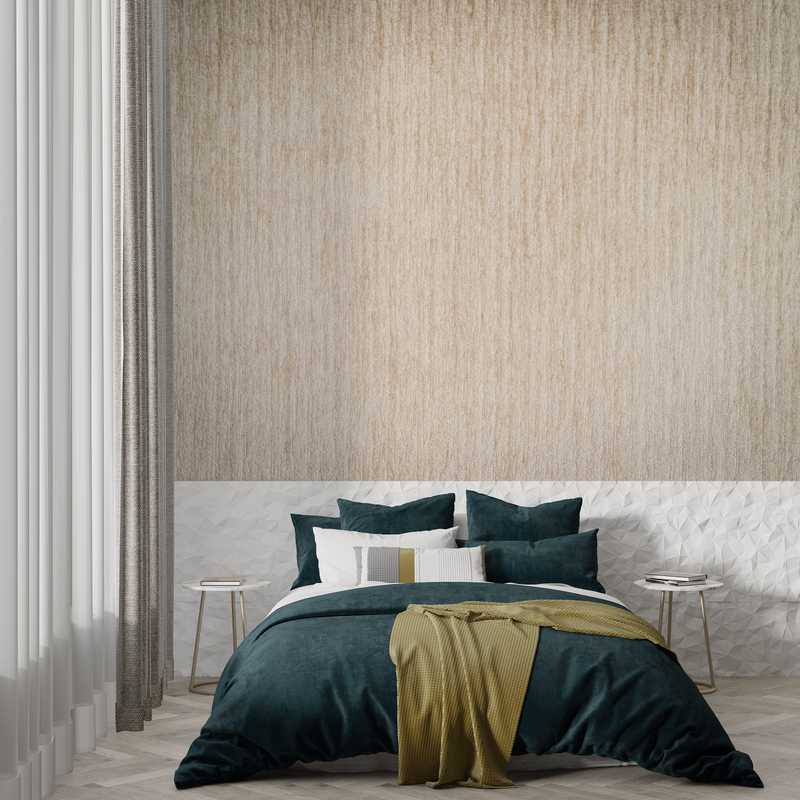 Papier Peint Bambou Beige - panoramique tendance