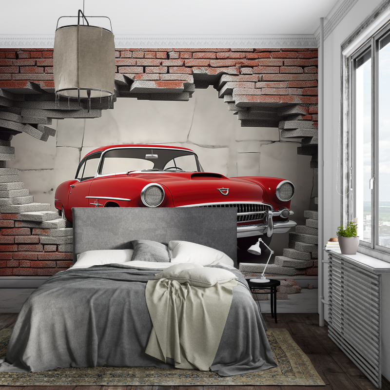 3D Boy's Room Wallpaper | Murals Wallpaper