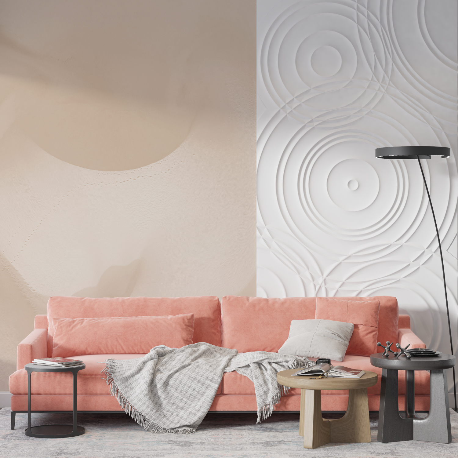 Papier peint de chambre cocooning mur