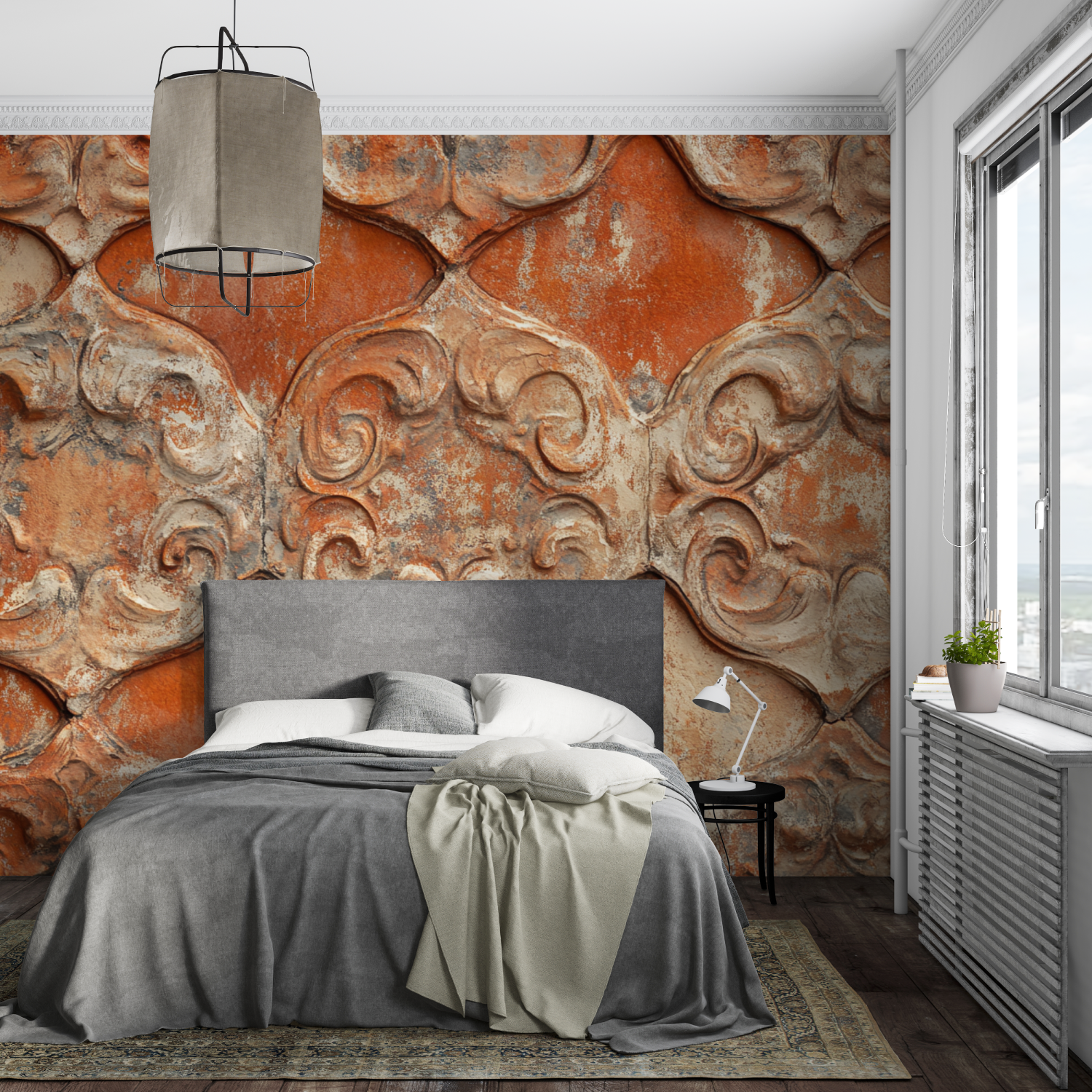 Terracotta Antique Inspiration Wallpaper | Murals Wallpaper