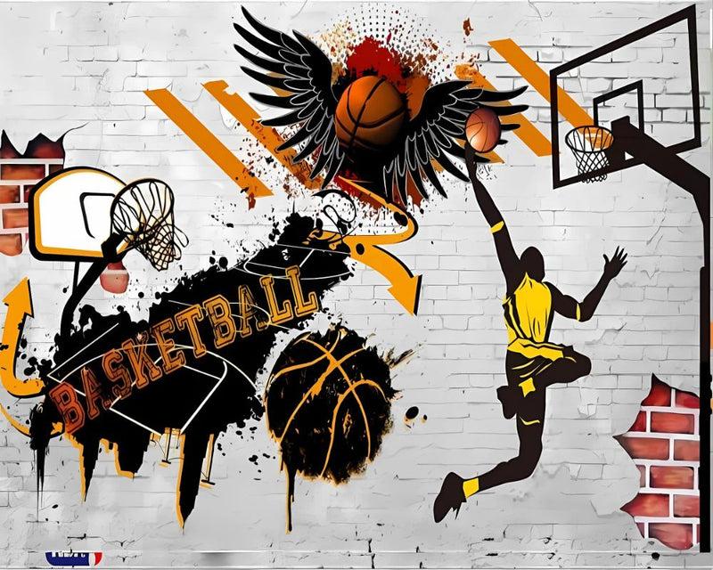 Panoramic Basketball Wallpaper