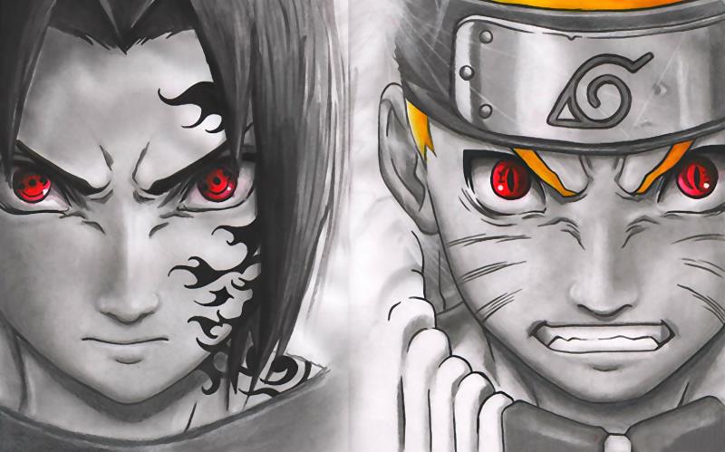 naruto shippuden behang