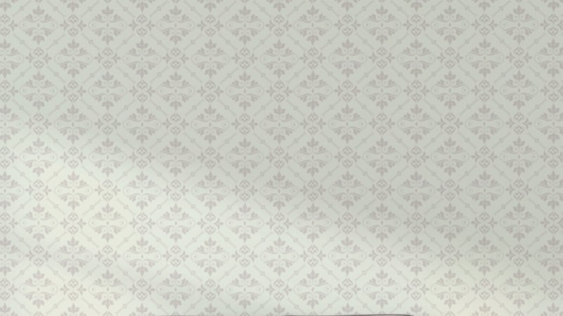 Baroque Gray and White Wallpaper