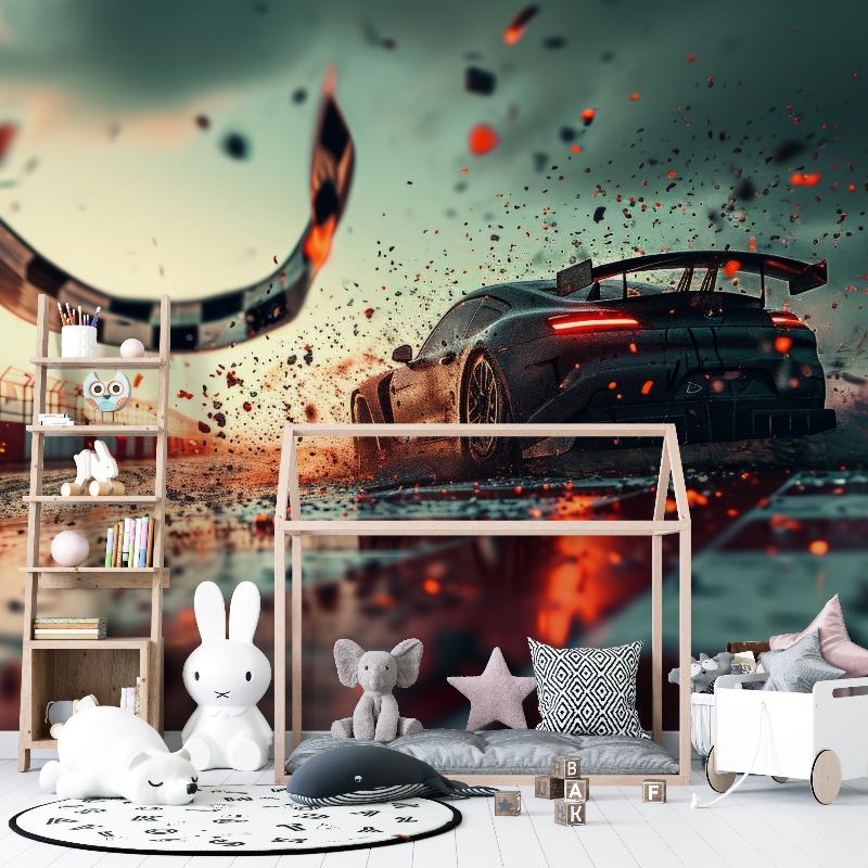 Video Game Car Wallpaper | Murals Wallpaper