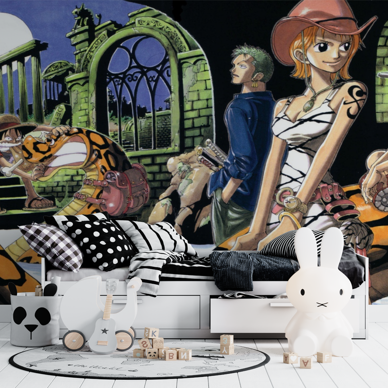 Papier Peint One Piece Skypiea - tapisseries murale