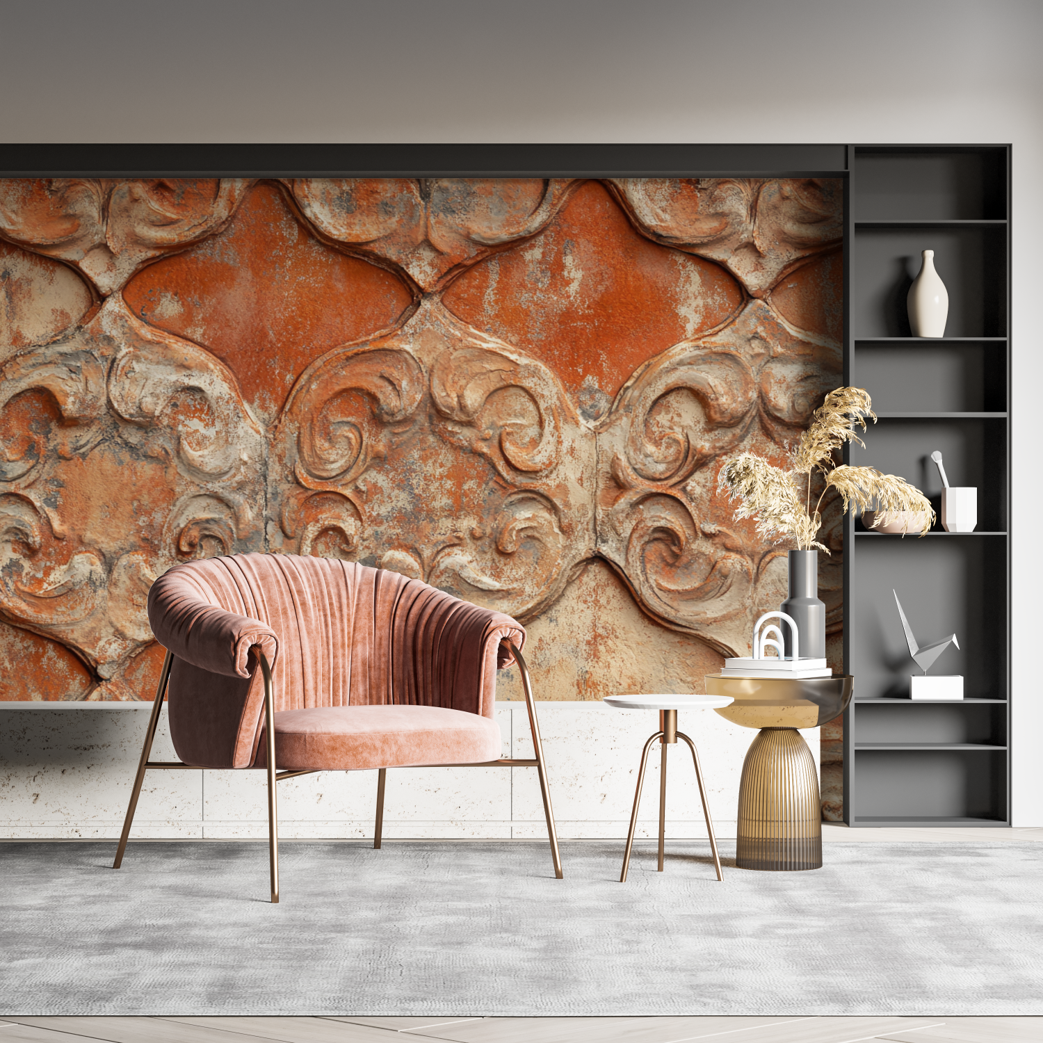 Terracotta Antique Inspiration Wallpaper | Murals Wallpaper