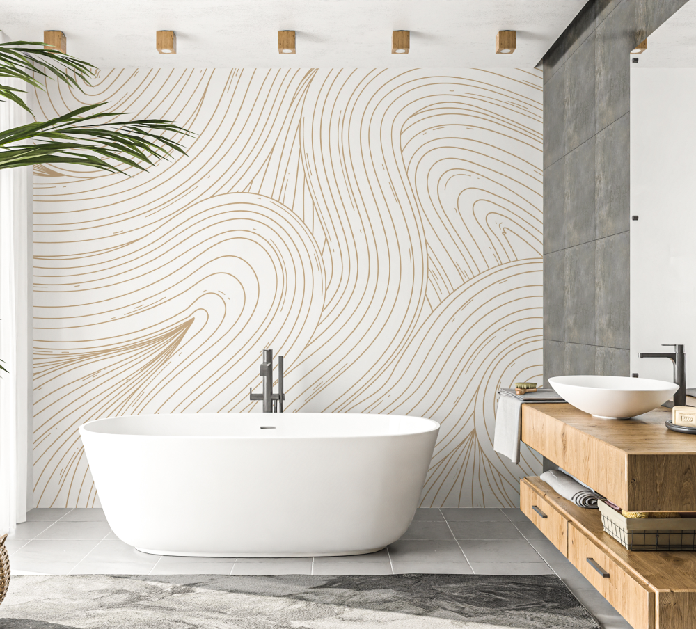3D Wallpaper for Bathroom | Murals Wallpaper