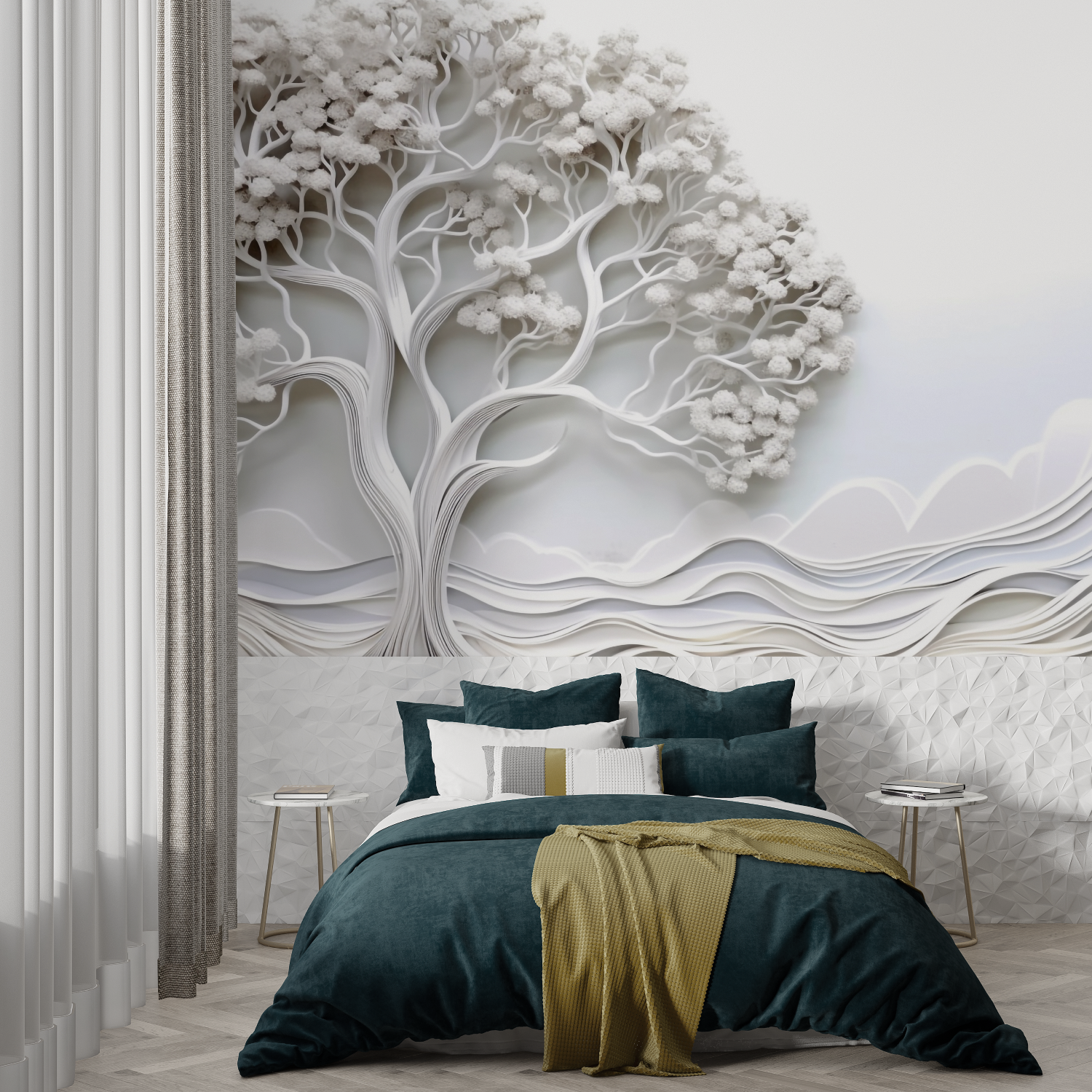 Trompe L Oeil Tree Wallpaper - Second Image