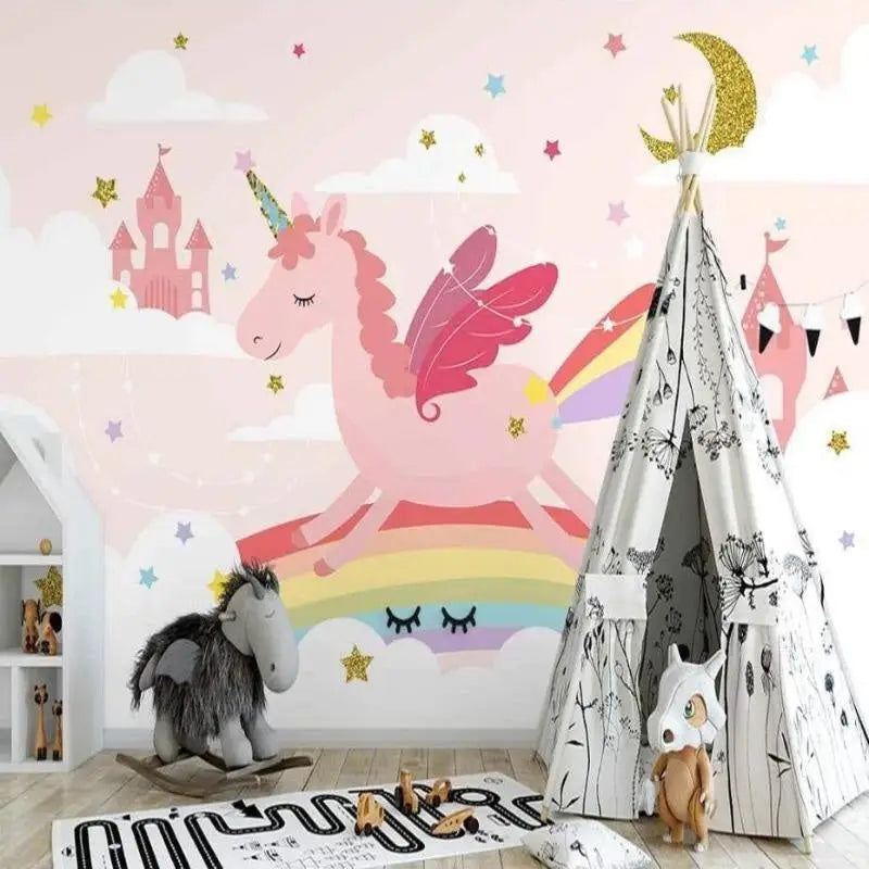 Decorazione della stanza dell'unicorno della bambina - Second Image