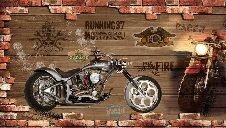 Decorazione da parete per moto Chopper - Second Image