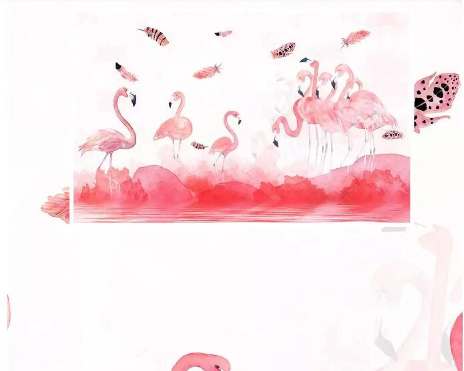 Roze Flamingo-babykamer