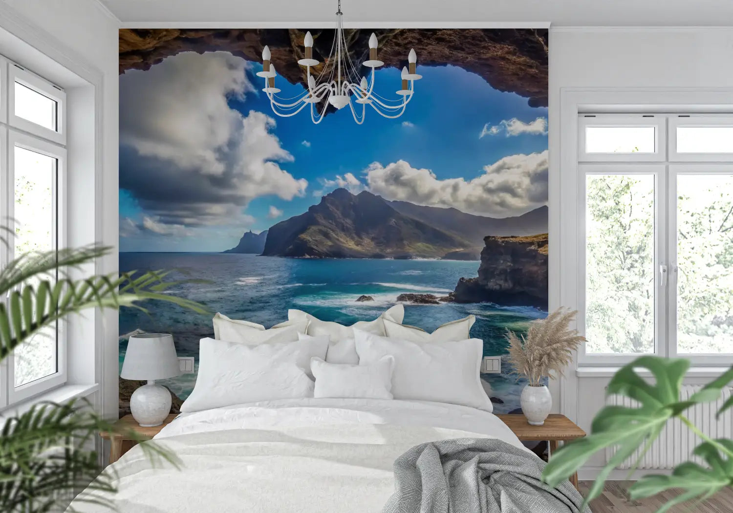 Trompe L Oeil Wall Wallpaper - Second Image